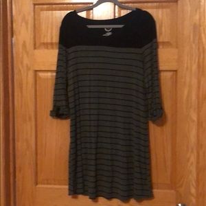 Striped t-shirt dress